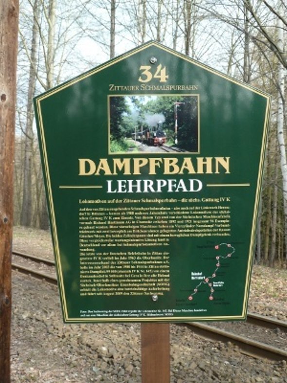 Dampfbahnlehrpfad (Foto H. Zistel) Dampfbahnlehrpfad (Foto H. Zistel)