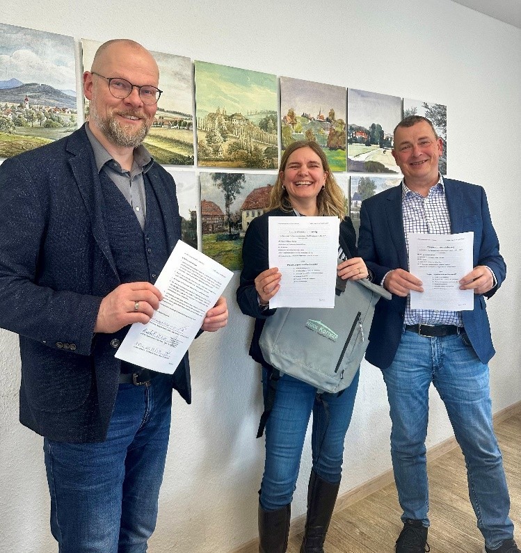 Markus Hallmann, Katja Schönborn und Willem Riecke