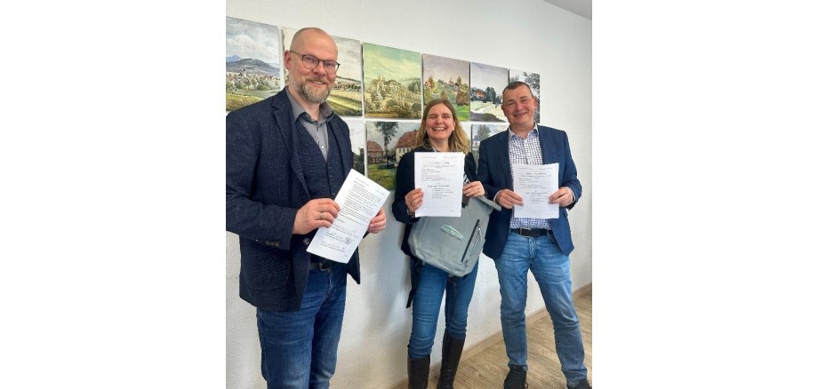 Markus Hallmann, Katja Schönborn und Willem Riecke